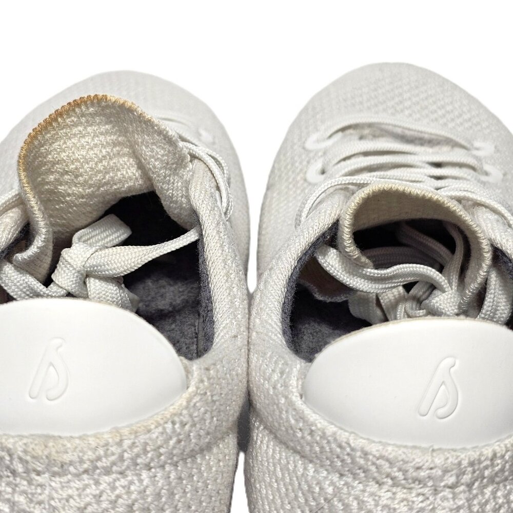 Allbirds Womens Tree Piper Sz 9 White Knit Lace Up Lightweight Comfort Sneakers - Picture 11 of 15